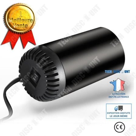 Chauffe-tasse - TD - 12V - 150W - Sort - 15x7 cm