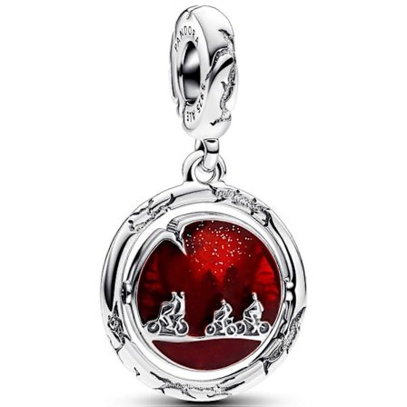 Stranger Things Självlysande Berlockhänge, Sterling Silver