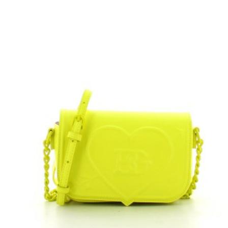 Blugirl, Shoulder bag with logo Geel, Dames, Maat:ONE Size