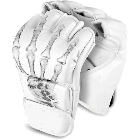 MMA Hansker, Halvfinger Boksehansker MMA Votter med Justerbart Håndleddsbånd