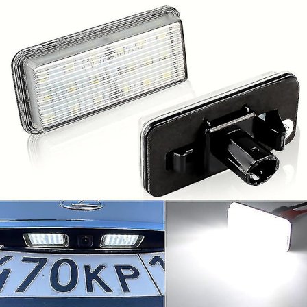2 stk Canbus LED-skiltlys Kompatibel med Lexus Lx470 Lx570 Toyota Land Cruiser 100 200 Prado 120 Reiz 4d Mark X Skiltlys