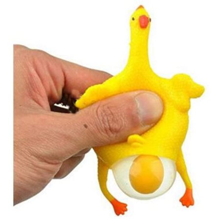 9cm Morsomme Squishy Toys Kylling og Egg Stress Relieve