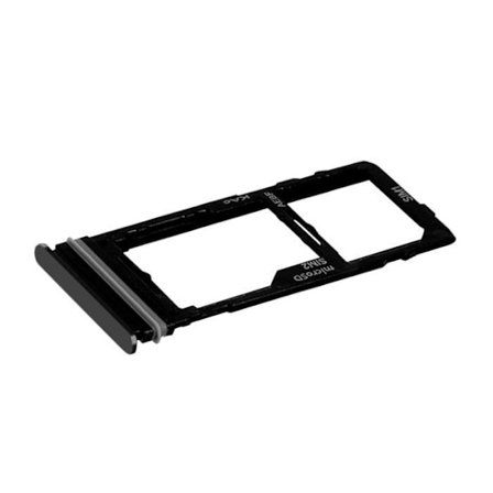 SIM-kortsfack - Samsung - Galaxy A52/A72 - Svart - 1x Nano SIM - 1x Micro SD