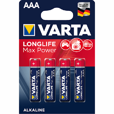 Longlife Max Power AAA / LR03 Batteri 4-pack