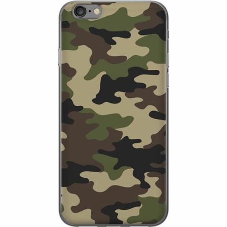 Apple Iphone 6s Genomskinligt Skal Woodland Camo