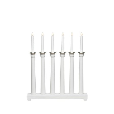 Konstsmide 3976-210 Lysetake 6 lys Hvit, Belysning