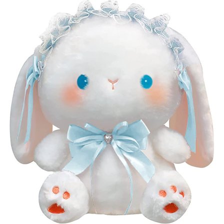 Lace Rabbit Stuffed Animal Doll Pehmolelu Söpö täytetyt eläin - varastossa