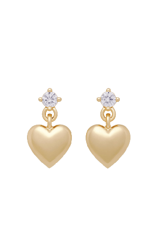 SNÖ of Sweden Cute Short Ear Örhängen Dam Guld ONESIZE