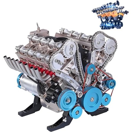Motor model ornamenter resin håndværk otte cylinder motor