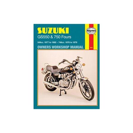 Suzuki GS550 (77 - 82) & GS750 Fours (76 - 79) Haynes Repair Manual (häftad, eng)