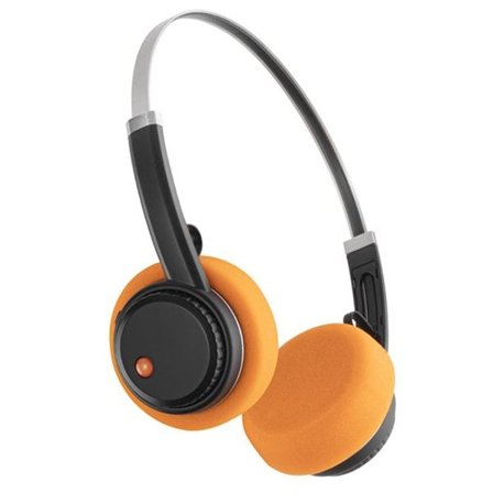 Retro Bluetooth Hörlurar - Svart/Orange