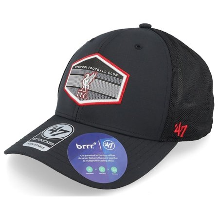 47 Brand - Football Černá trucker Kšiltovka - Liverpool Epl Burgess 47 Black Trucker @ Hatstore