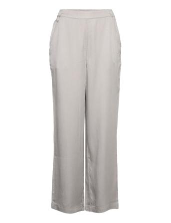 Eslottie Wide Pants Leveälahkeiset Housut Harmaa Esme Studios