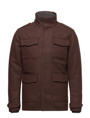 Jprblaparker Wool Field Jkt Sn Brown Jack & J S