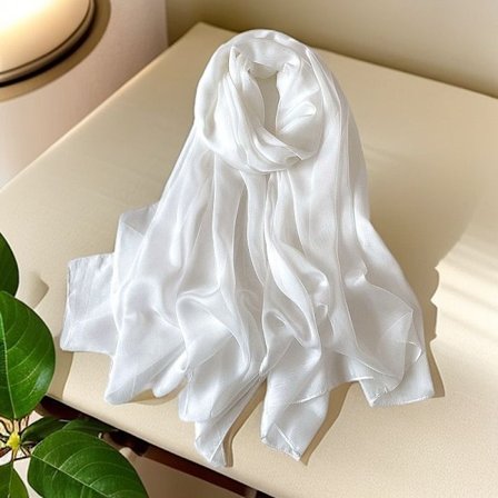 Ensfarget skjerf, damehodeskjerf, langt mykt sjal/hodeskjerf, dame strandskjerf 70*170cm