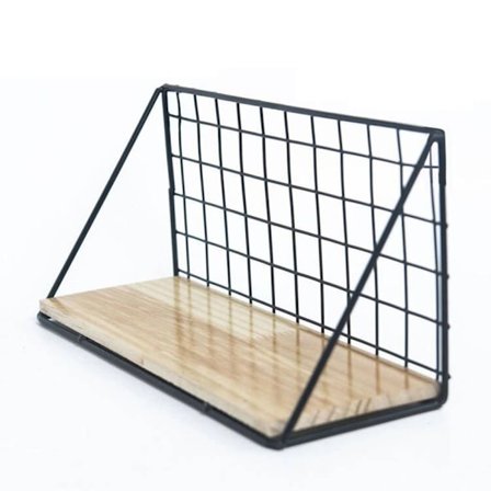 Veggorganisering Hylle Oppbevaringsskap Organisering SVART L L