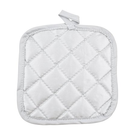 Ugnhandskar 17 x 17 cm, set om 4 målade silver