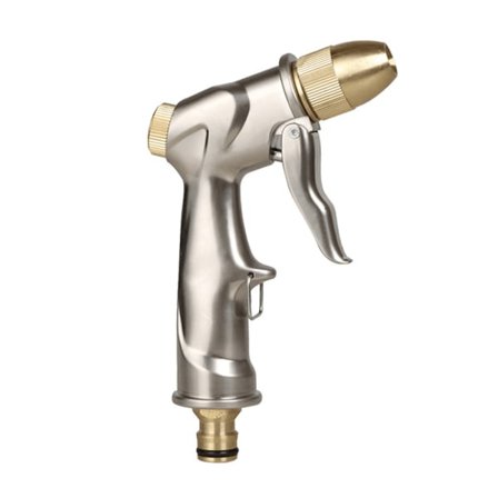 Korkeapaineinen metallinen puutarharuiskupistooli puutarhaletkulle