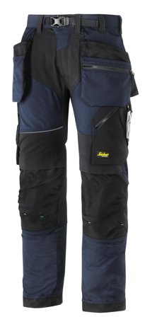 Snickers Workwear 6902 FlexiWork Arbetsbyxa marinblå Marinblå, Kläder