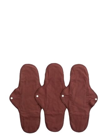 Imse Vimse Sanitary Pads Classic Night, Warm Brown 3-Pack - Brown - ONE SIZE