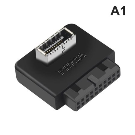 Moderkort USB-headeradapter USB3.0 19pin 20pin til TYPE-E 90 A1
