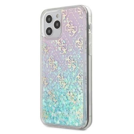 Guess Skal Iphone 12 & 12 Pro Gradient Liquid Glitter - Rosa Rosa