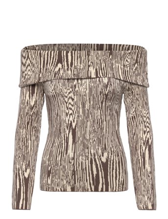 Malina | Cirella Knitted Off Shoulder Top | M