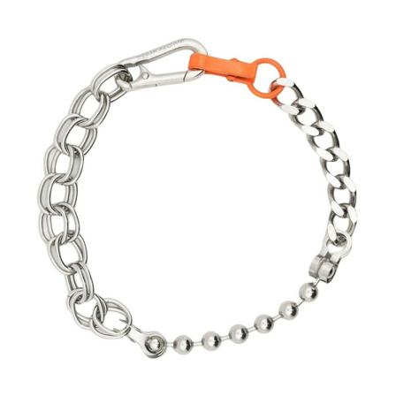 Heron Preston Necklaces , Grijs , Heren , Maat: ONE Size Kettingen