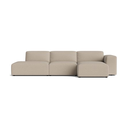 Soma chaiselong sofa, højrevendt | Open end - Aurora Beige - 336x147x75 - Sofa, chaiselong