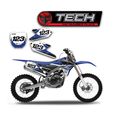 Tech Nummerplaatstickers - Yamaha YZ 465 1980-1981