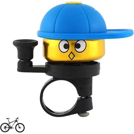 Cykelklocka Söt Tecknad Design Cykelklocka Högt Ljud Cykelhorn för Barncyklar Hopfällbar Cykel Mountainbike