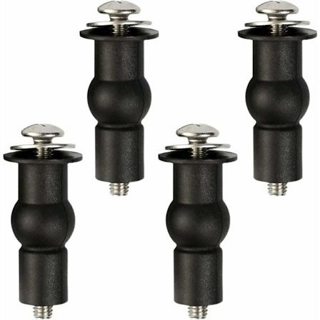 Universal Toalettsete Feste Skruer Gummi Dyvel Toalettsete Reparasjonsdeler