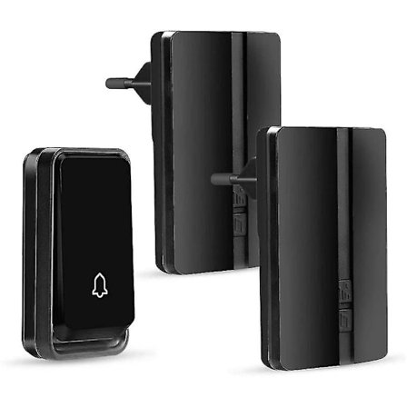 Trådløs Dørklokke, Udendørs Vandafvisende Trådløs Dørklokke 500 Fod Rækkevidde Trådløs