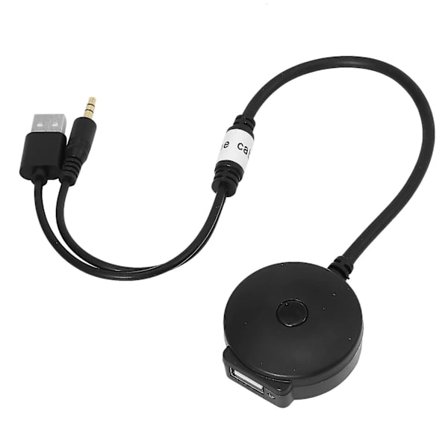 /EA/Bil trådlös Bluetooth-ljud Aux och USB-musikadapterkabel för Mini Cooper