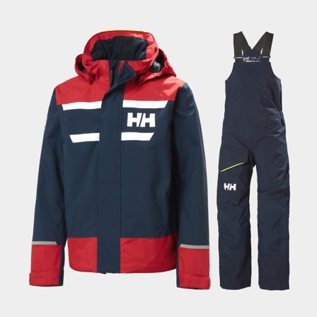 Completo da vela Helly Hansen Jr Salt Port 2.0, Navy, bambini & junior, 164 cl (14 anni)