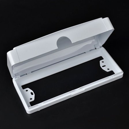 Afbryderbeskyttelsesdæksel Sokkel Vandtæt boks HVID