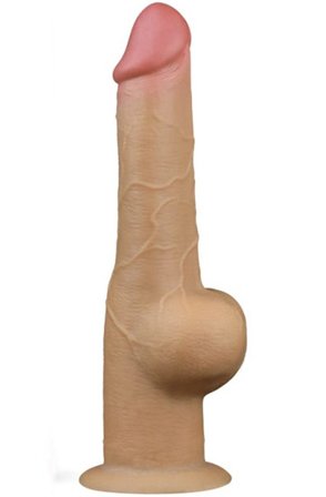 Dual-Layered Silicone Handle Cock 25 cm Dildo