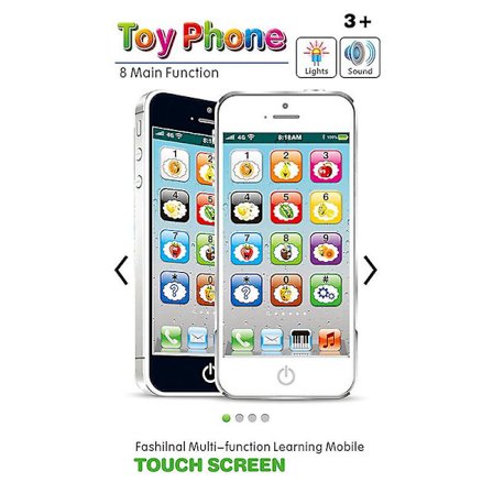 Baby Smart Touch Screen Mobiltelefon Leker Med LED Pedagogisk Leker Gave