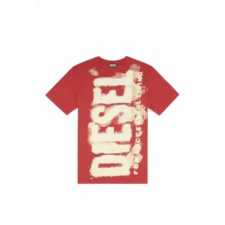 Diesel, T-Shirts Rood, Heren, Maat:L