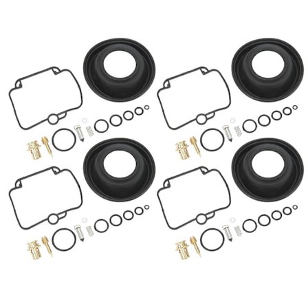 4 Sarjaa Moottoripyörän Kaasuttimen Korjaussarja Plunger-kalvon Vaihdolla Suzuki GSF1200S Bandit 1997?2000