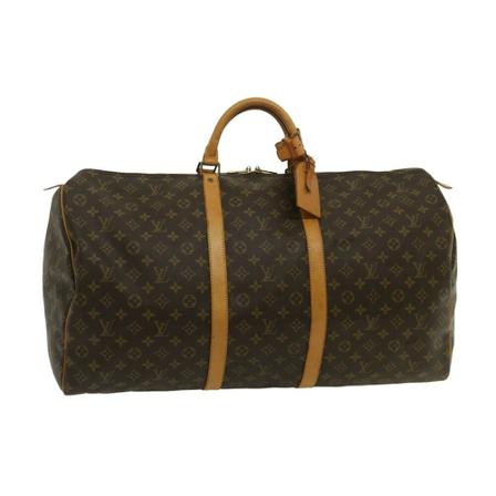 Louis Vuitton Vintage Pre-owned Louis Vuitton Keepall 60 Brun, Dame Vintage Tasker, Størrelse: ONE Size