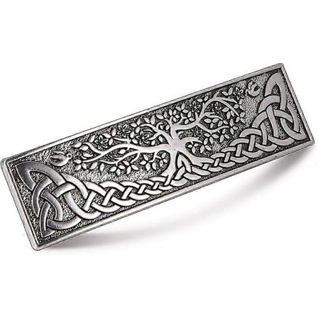 1 Vintage Hårspänne för Kvinnor Metall Hårklämma Livets Träd Hårnål Keltisk Knut Huvudsmycken Håraccessoarer Bröllop Flickor