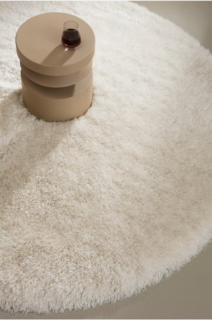 Jotex - Luggteppe Polyester Naturlig hvit MELLO - Kjøp Lugg- & ryetepper hos Jotex