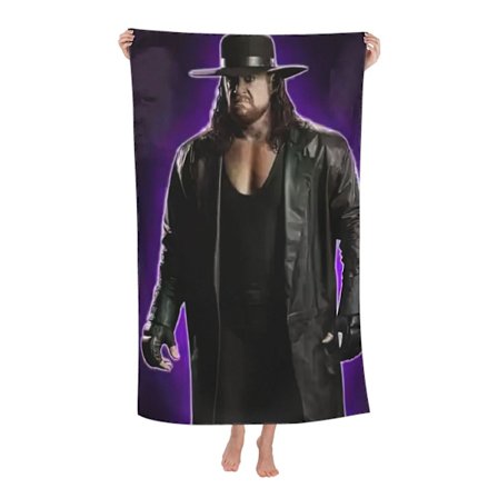 The Undertaker -rantapyyhe, mikrokuituinen hiekkaa hylkivä kylpypyyhe, erittäin imukykyinen pyyhe, nopeasti kuivuva suuri kevyt pyyhe kylpyyn, uima-