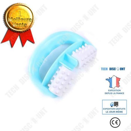 accessoarer skönhet - välbefinnande Manuell Massageapparat i Plast Dubbel Rullmassage Handtag Rund Ergonomisk