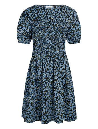 Urbi Dress Dresses & Skirts Dresses Casual Dresses Short-sleeved Casual Dresses Blå Grunt*Betinget Tilbud