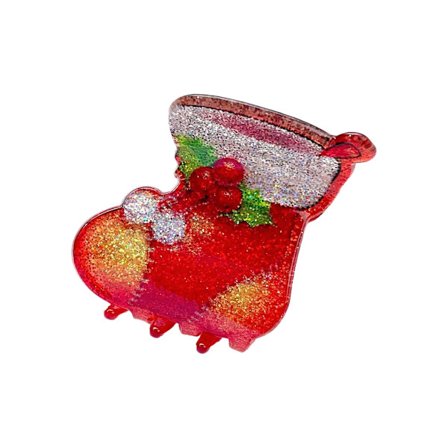 Delikat juleelement-hårklo til kvinde piger hårspænde til langt hår Skridsikret hårklip Delikat rejsehårklemme