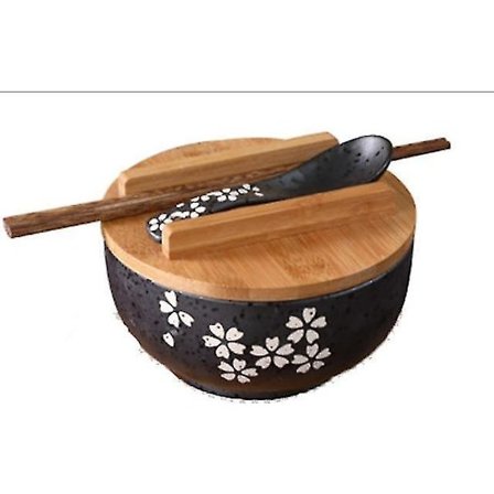 Japansk Skål för Instantnudlar, Servis, Matbord, Keramik