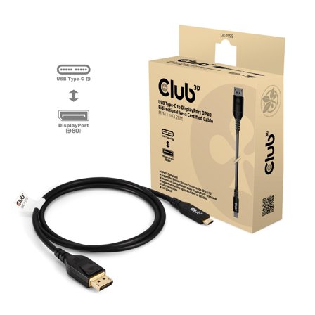 Club 3D Usb Type C Cable To Dp 2.1