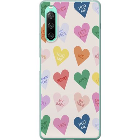 Yhteensopiva Puhelinkuori Sony Sony Xperia 10 IV Karkkisydämet